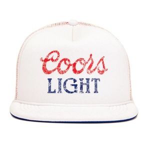 The Laundry Room Revolve Coors Light 1980 Trucker Hat in White